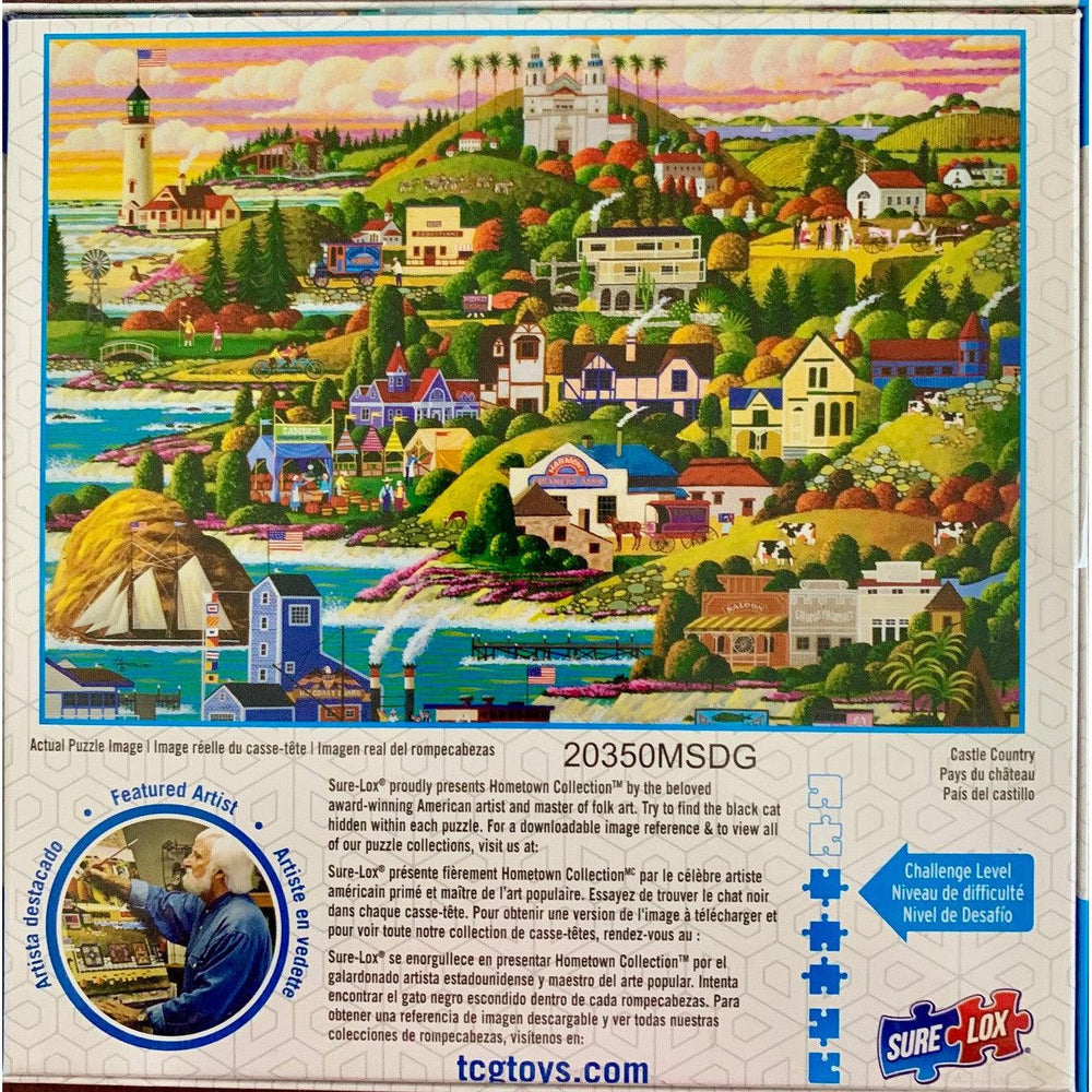 Castle Country Hometown Collection 1000 Piece Jigsaw Puzzle Sure Lox (ONLINE ORDER ONLY)