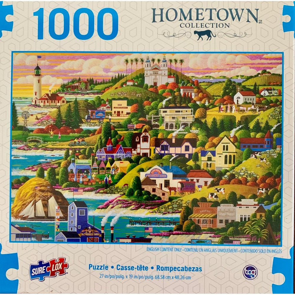 Castle Country Hometown Collection 1000 Piece Jigsaw Puzzle Sure Lox (ONLINE ORDER ONLY)