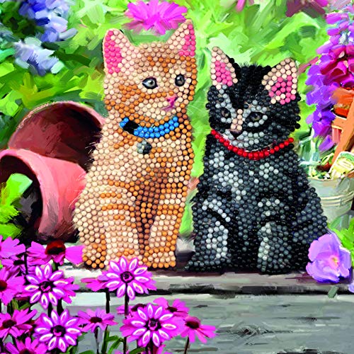 Cat Friends Crystal Art Card Kit Craft Buddy (ONLINE ORDER ONLY)