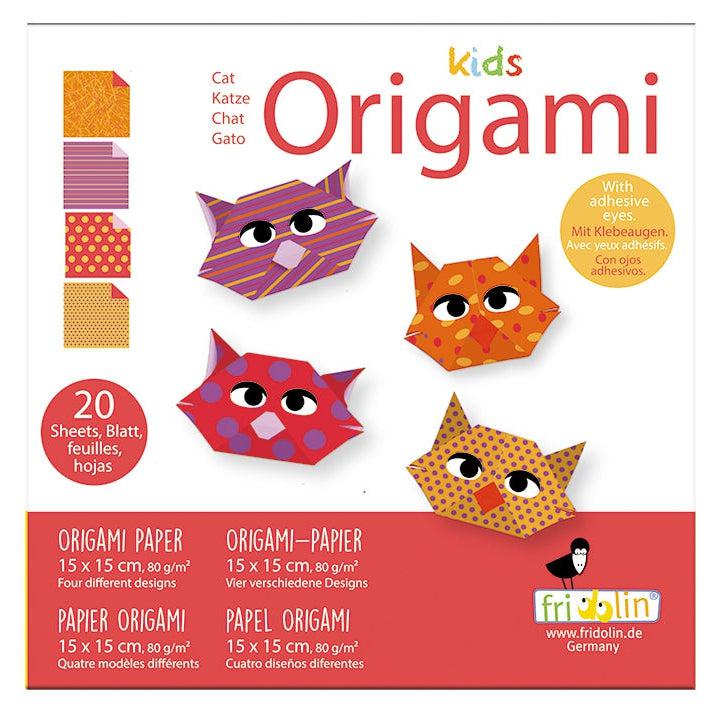 Cat Kids Origami Kit Fridolin (ONLINE ORDER ONLY)