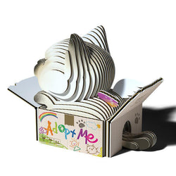 Cat Mocha 3D Cardboard Model Kit Eugy (ONLINE ORDER ONLY)