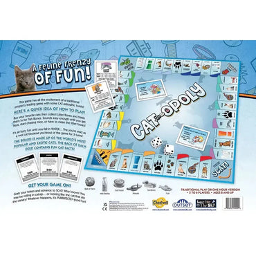 Cat-Opoly Board Game Outset (ONLINE ORDER ONLY)
