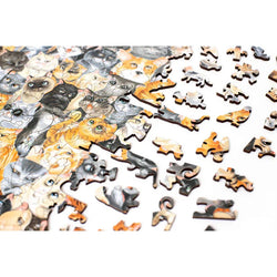 Cat Party 250 Piece Wooden Jigsaw Puzzle Geek Toys (ONLINE ORDER ONLY)