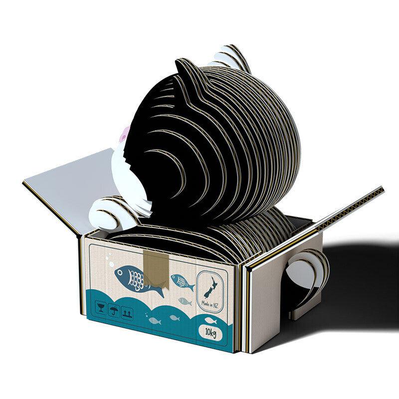 Cat Tuxedo 3D Cardboard Model Kit Eugy (ONLINE ORDER ONLY)