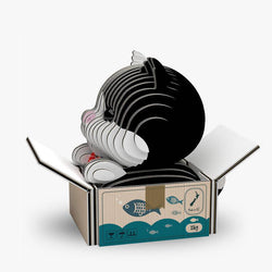 Cat Tuxedo 3D Cardboard Model Kit Eugy (ONLINE ORDER ONLY)