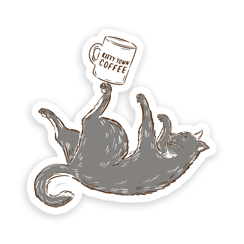 Cat Mug Sticker (Online Order Only)