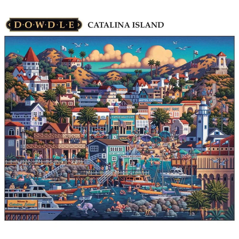 Catalina Island 1000 Piece Jigsaw Puzzle Dowdle (ONLINE ORDER ONLY)