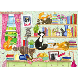 Catastrophe Cottage Set of 4 500 Piece Jigsaw Puzzles Gibsons (ONLINE ORDER ONLY)