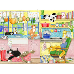 Catastrophe Cottage Set of 4 500 Piece Jigsaw Puzzles Gibsons (ONLINE ORDER ONLY)