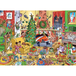 Catching Santa Doodle Town 1000 Piece Jigsaw Puzzle Cobble Hill (ONLINE ORDER ONLY)