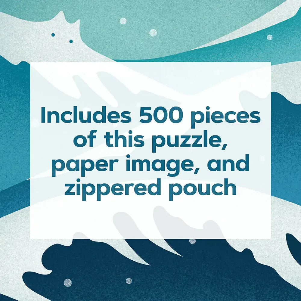 Catffirmations 500 Piece Portable Jigsaw Puzzle Chronicle