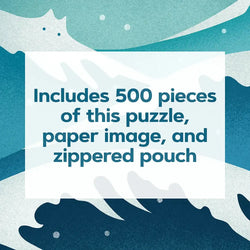 Catffirmations 500 Piece Portable Jigsaw Puzzle Chronicle
