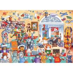 Cats & Dog Museum 350 Piece Family Jigsaw Puzzle Cobble Hill (ONLINE ORDER ONLY)