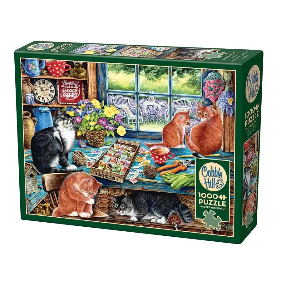 Cats Retreat 1000 Piece Jigsaw Puzzle Cobble Hill (ONLINE ORDER ONLY)