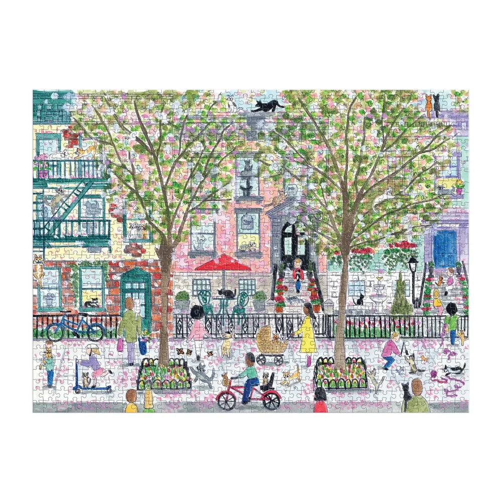 Cats in the City 1000 Piece Jigsaw Puzzle Galison (ONLINE ORDER ONLY)