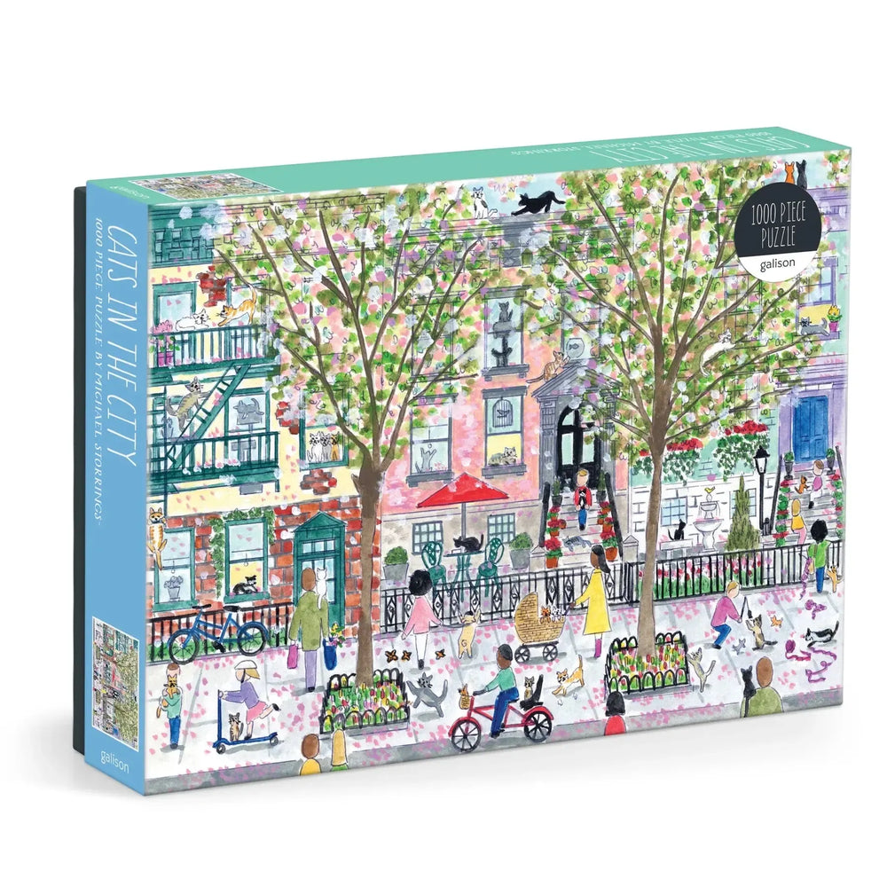 Cats in the City 1000 Piece Jigsaw Puzzle Galison (ONLINE ORDER ONLY)