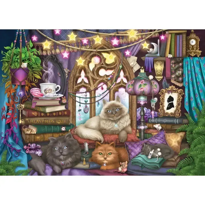 Cats in the Library 1000 Piece Jigsaw Puzzle Peter Pauper (ONLINE ORDER ONLY)
