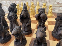 Chess Pieces - Cats & Dogs Chess Pieces (ONLINE ORDER ONLY)