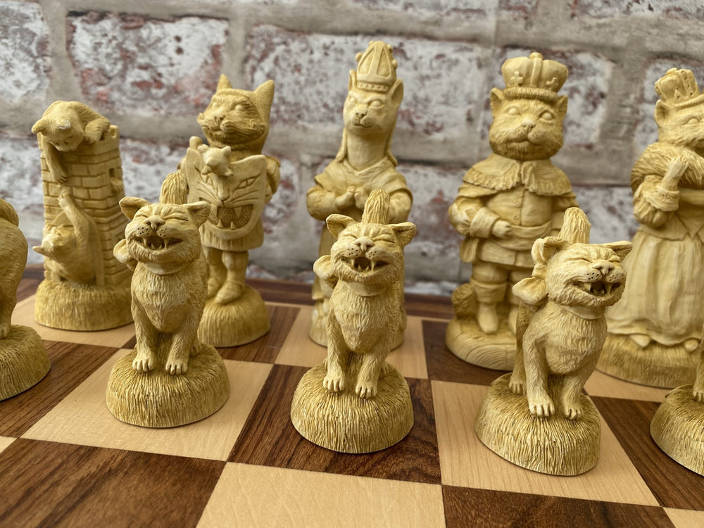 Chess Pieces - Cats & Dogs Chess Pieces (ONLINE ORDER ONLY)