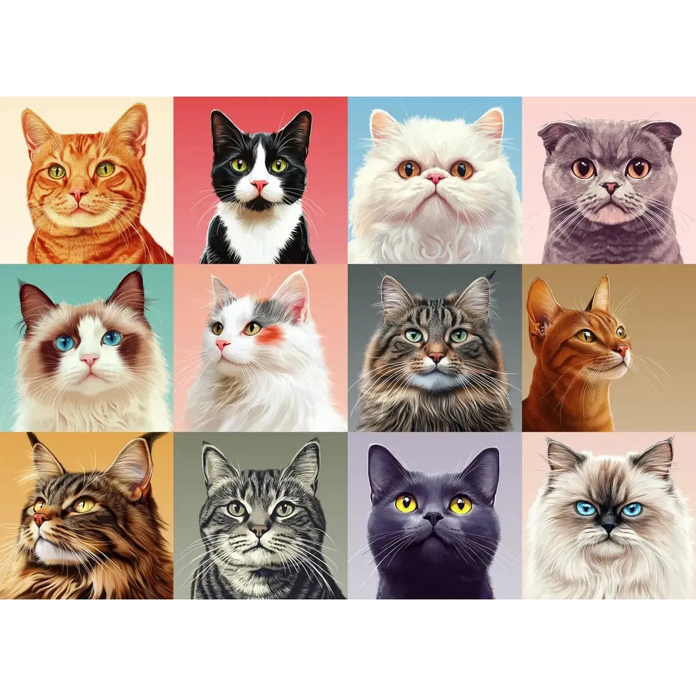 Cattitude 1000 Piece Jigsaw Puzzle Snappy
