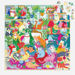 Caturday Afternoon 500 Piece Jigsaw Puzzle Mudpuppy (ONLINE ORDER ONLY)