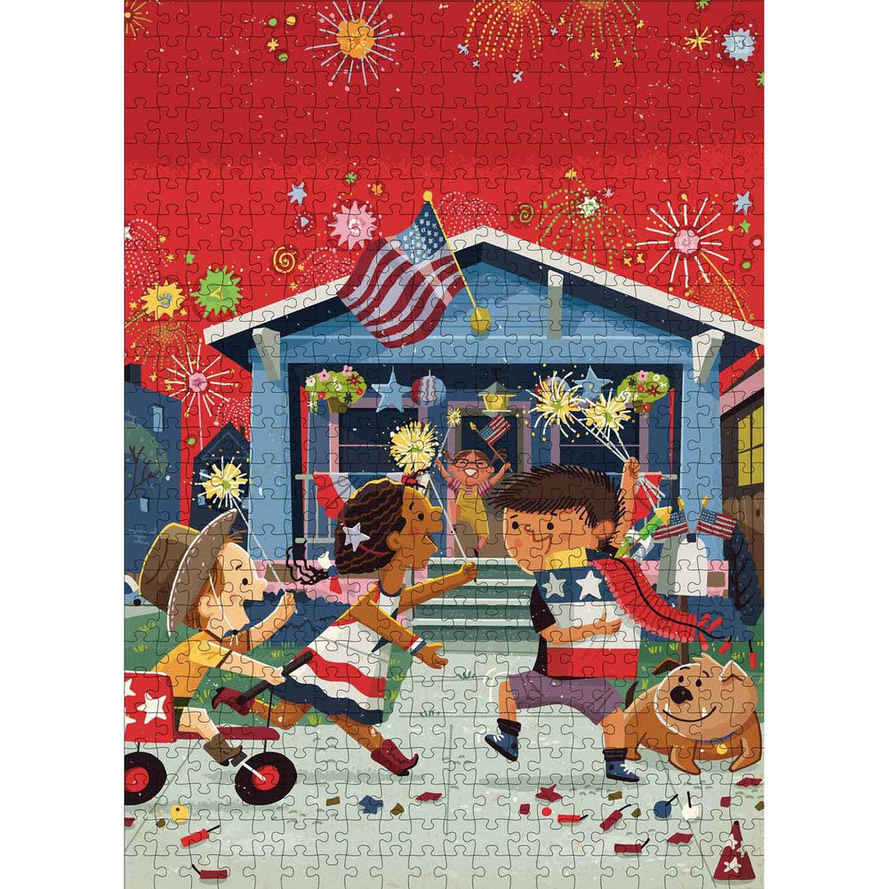 Celebrate America 500 Piece Jigsaw Puzzle Gibbs Smith (ONLINE ORDER ONLY)
