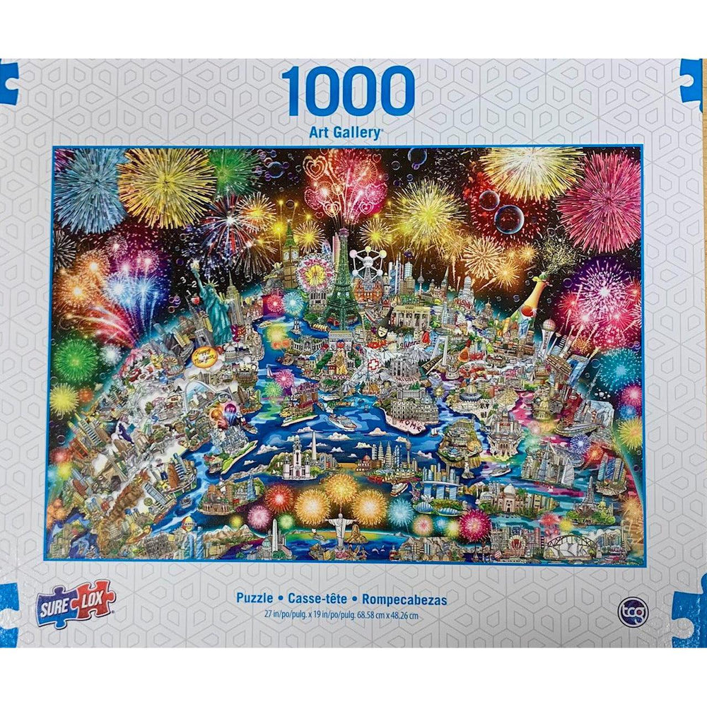 Celebrating Our World Art Gallery 1000 Piece Jigsaw Puzzle Sure Lox (ONLINE ORDER ONLY)