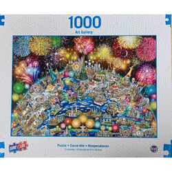 Celebrating Our World Art Gallery 1000 Piece Jigsaw Puzzle Sure Lox (ONLINE ORDER ONLY)