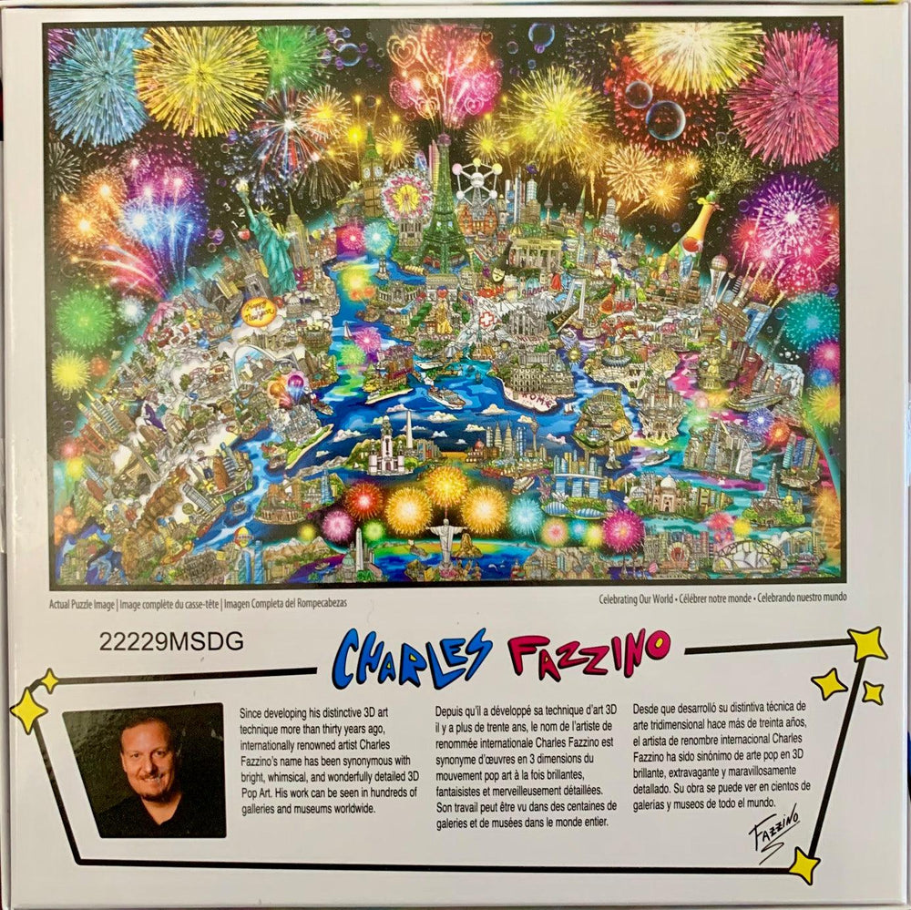 Celebrating Our World Pop Art 1000 Piece Jigsaw Puzzle Sure Lox (ONLINE ORDER ONLY)