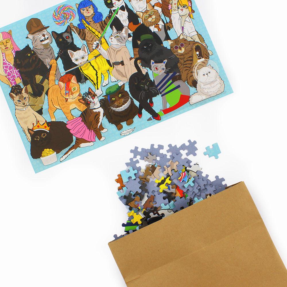 Celebri Cats 1000 Piece Jigsaw Puzzle Ginger Fox (ONLINE ORDER ONLY)