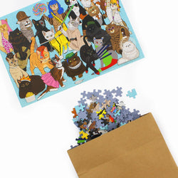 Celebri Cats 1000 Piece Jigsaw Puzzle Ginger Fox (ONLINE ORDER ONLY)