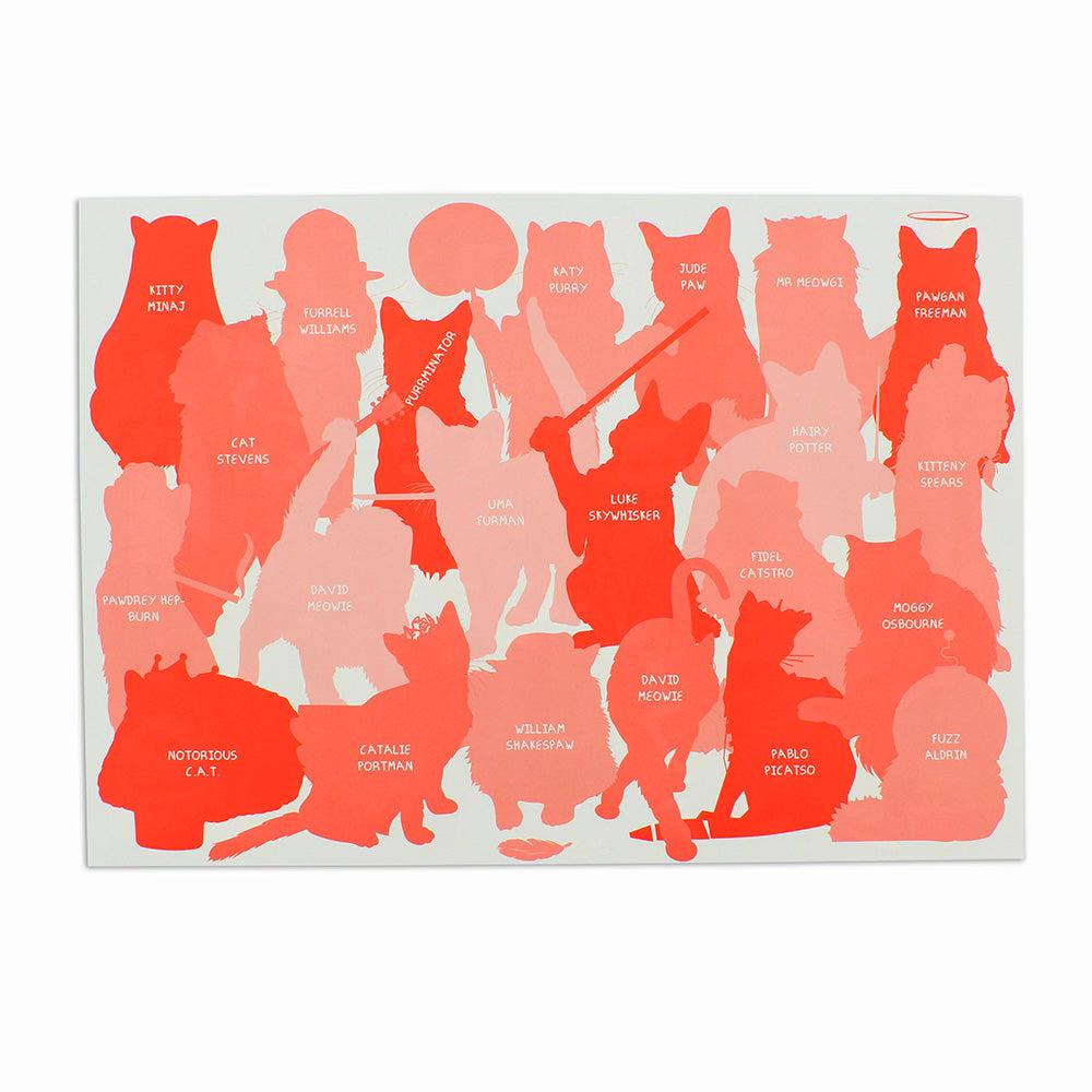 Celebri Cats 1000 Piece Jigsaw Puzzle Ginger Fox (ONLINE ORDER ONLY)