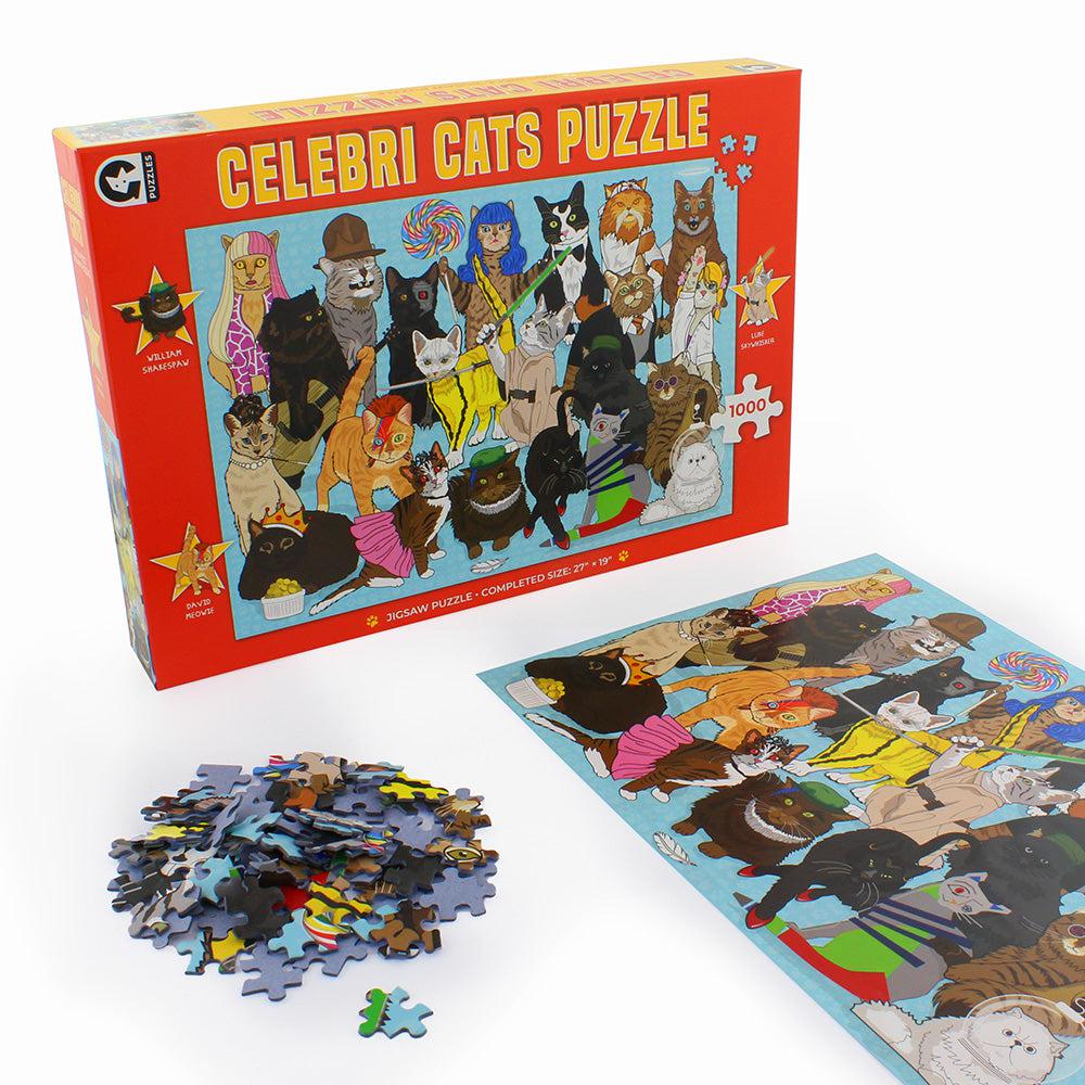 Celebri Cats 1000 Piece Jigsaw Puzzle Ginger Fox (ONLINE ORDER ONLY)
