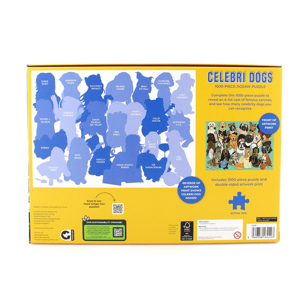 Celebri Dogs 1000 Piece Jigsaw Puzzle Ginger Fox (ONLINE ORDER ONLY)