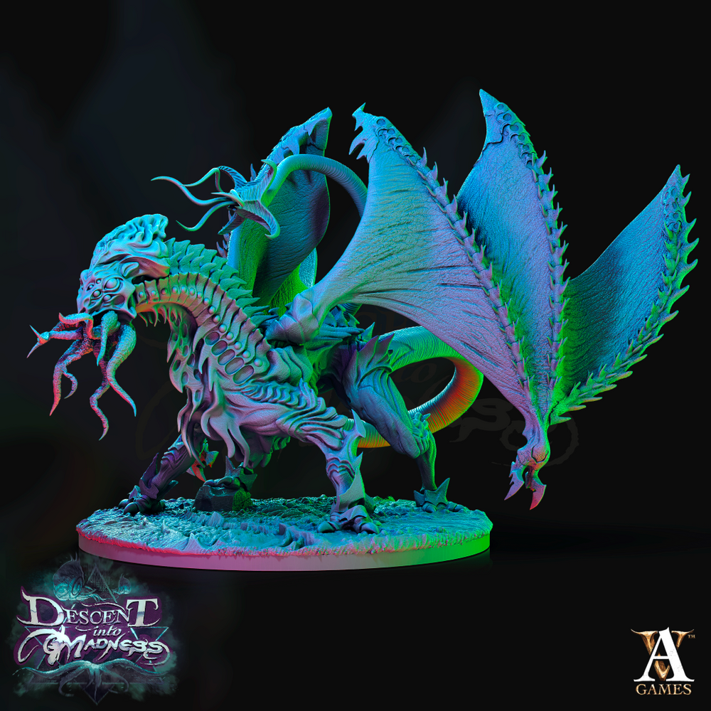 3D Printed Archvillain Games Cerebrax the Devourer Descent into Madness 28 32mm D&D (Online Only)