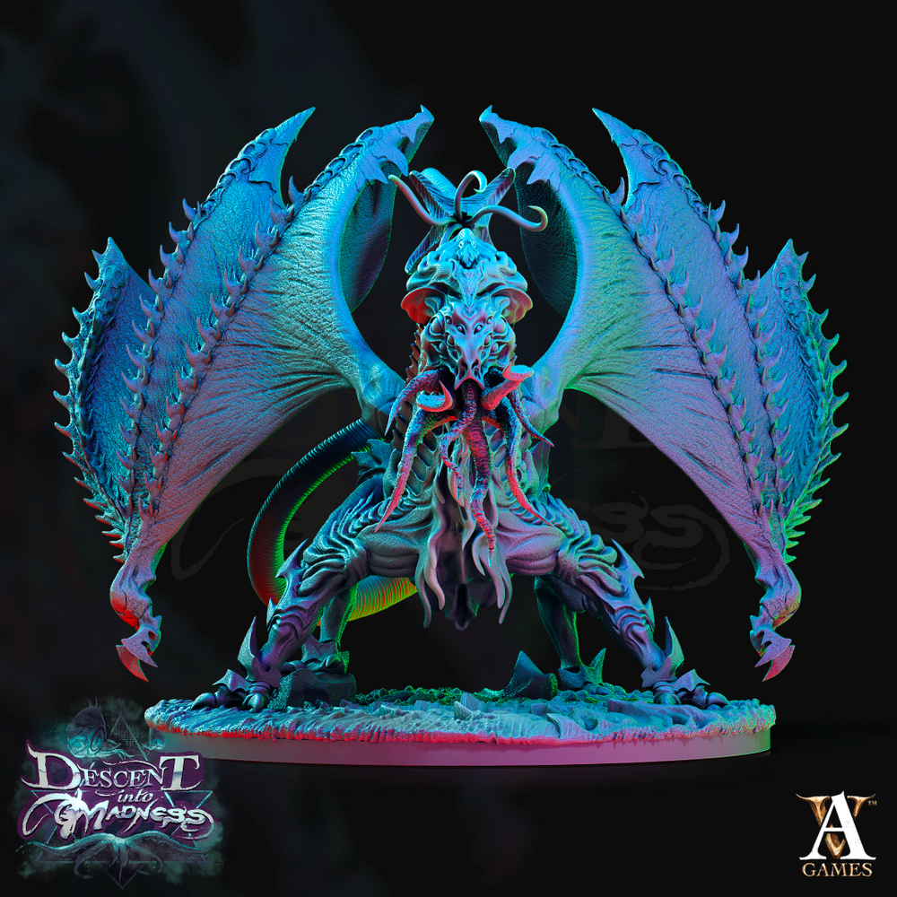 3D Printed Archvillain Games Cerebrax the Devourer Descent into Madness 28 32mm D&D (Online Only)