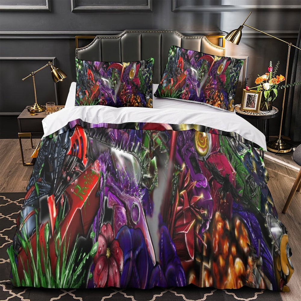 Chainsaw Man Bedding Set Pattern Quilt Duvet Cover Without Filler (Online Order Only)