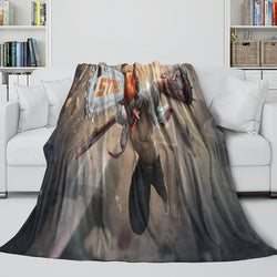 Chainsaw Man Blanket Flannel Fleece Pattern Throw Room Decoration (Online Order Only)