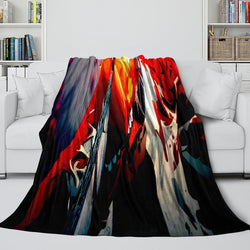 Chainsaw Man Blanket Flannel Fleece Pattern Throw Room Decoration (Online Order Only)