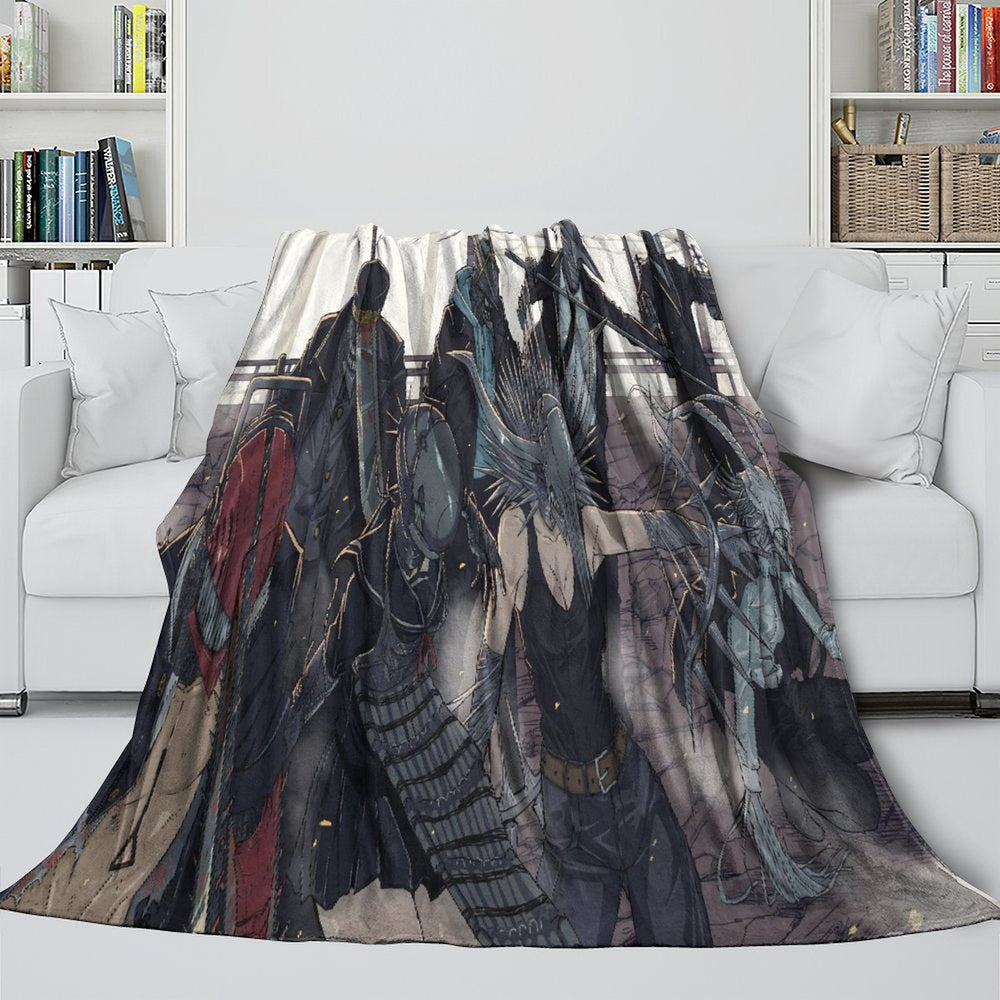 Chainsaw Man Blanket Flannel Fleece Pattern Throw Room Decoration (Online Order Only)