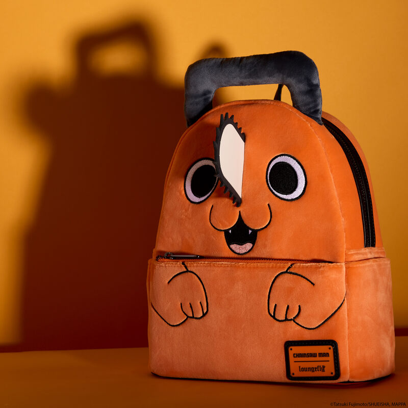 Chainsaw Man Pochita Plush Mini Backpack by Loungefly (Online Order Only)