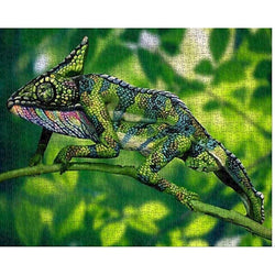 Chameleon Body Painting 1000 Piece Jigsaw Puzzle Funwares (ONLINE ORDER ONLY)