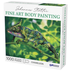 Chameleon Body Painting 1000 Piece Jigsaw Puzzle Funwares (ONLINE ORDER ONLY)