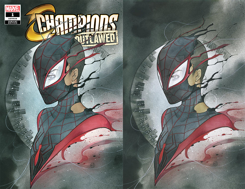 Champions #1 (Of 5) Peach Momoko Miles Morales Spider-Man Variant (10/07/2020) Marvel (ONLINE ORDER ONLY)