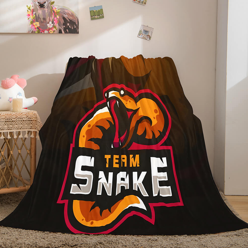 Characters Logo Flannel Fleece Throw Cosplay Blanket (Online Order Only)