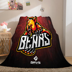 Characters Logo Flannel Fleece Throw Cosplay Blanket (Online Order Only)