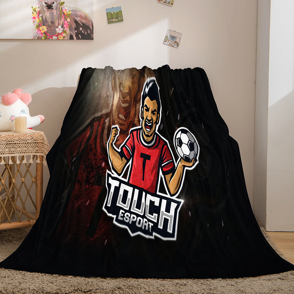 Characters Logo Flannel Fleece Throw Cosplay Blanket (Online Order Only)