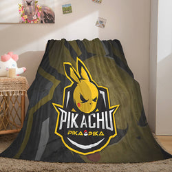 Characters Logo Flannel Fleece Throw Cosplay Blanket (Online Order Only)