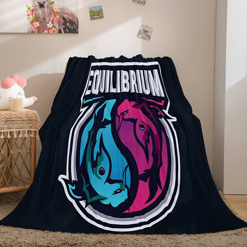 Characters Logo Flannel Fleece Throw Cosplay Blanket (Online Order Only)