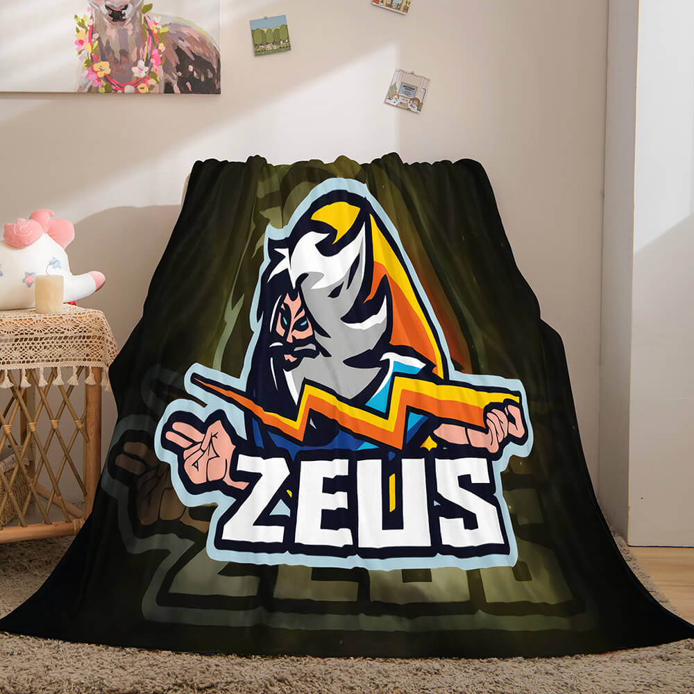 Characters Logo Flannel Fleece Throw Cosplay Blanket (Online Order Only)